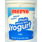 Merve Whole Milk Yogurt Plain Top 1x32 Oz