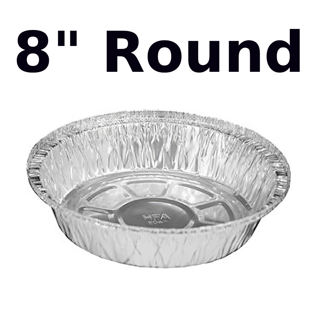 Aluminum Pan 8" Round SP 500Ct.