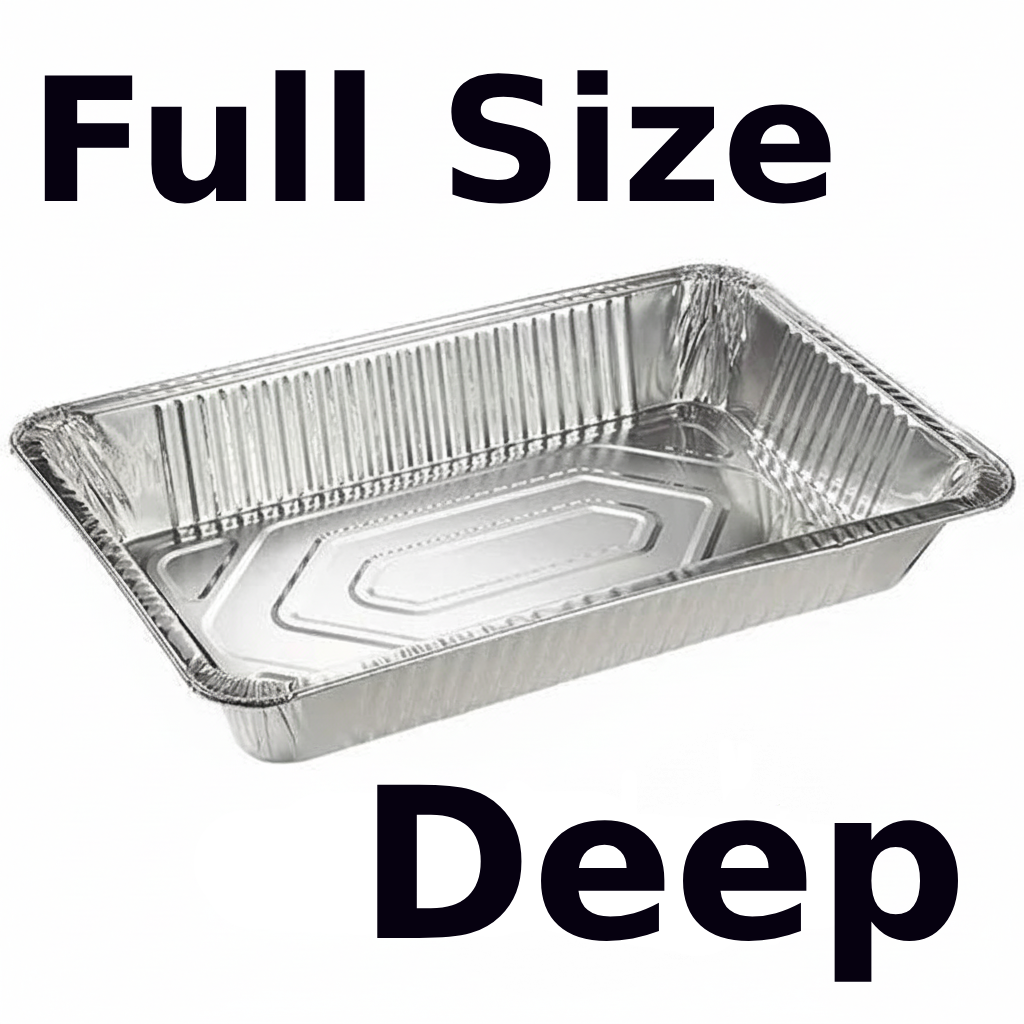 Full Size Aluminum Container Deep 50ct