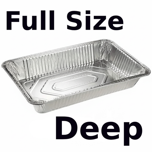 Full Size Aluminum Container Deep 50ct