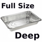 Full Size Aluminum Container Deep 50ct