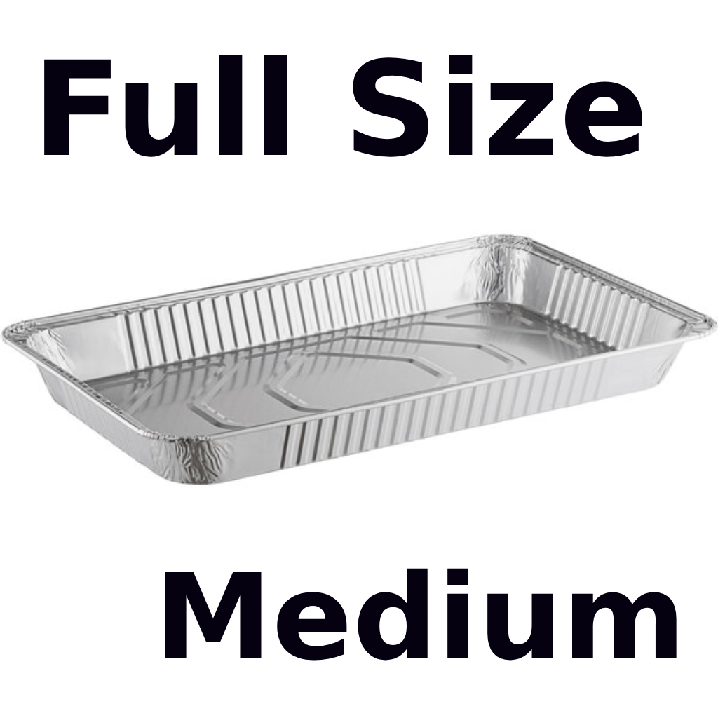 Full Size Aluminum Container Medium 50ct