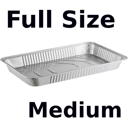 Full Size Aluminum Container Medium 50ct