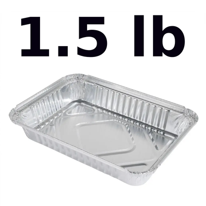 Aluminum container 1.5lb