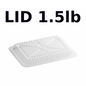 Aluminum Container 1.5lb LID 25 500ct (768/788)