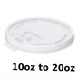 Hot Cup Lids 10oz to 20oz  1000ct solo LM 1620FB Lb3161
