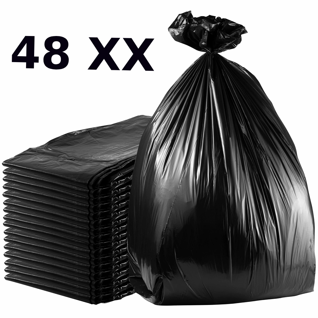 48 XX Black Heavy Duty Garbage 23x17x48 100/cs