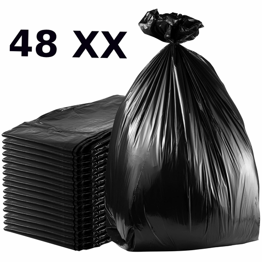 48 XX Black Heavy Duty Garbage 23x17x48 100/cs