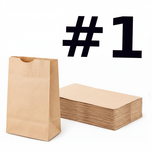 Brown Paper Bags #1 500 pcs