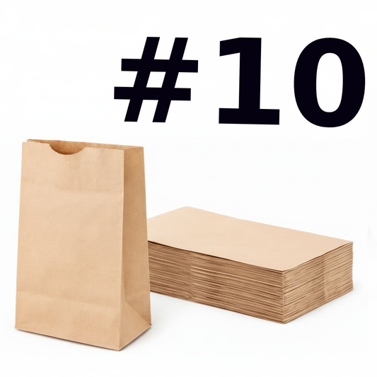 Brown Paper Bags #10 500pcs