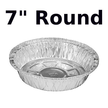 Aluminum Pan 7" Round SP 500Ct