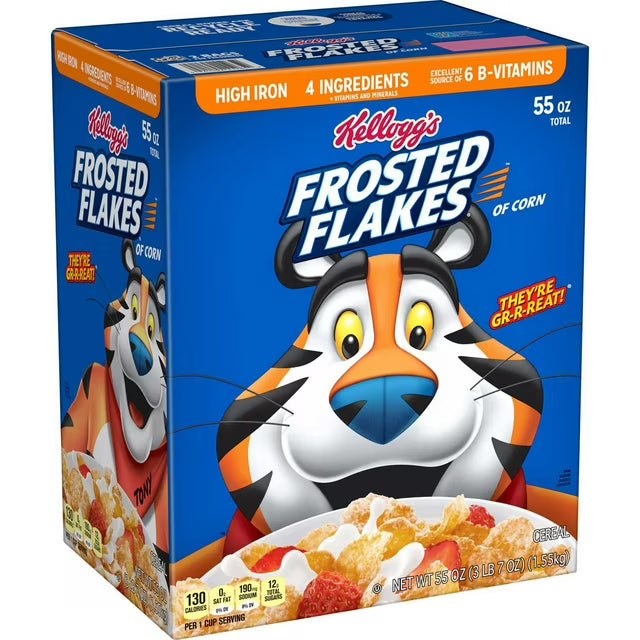 Kellogg Frosted Flakes 2 Bags 1.56 Kg