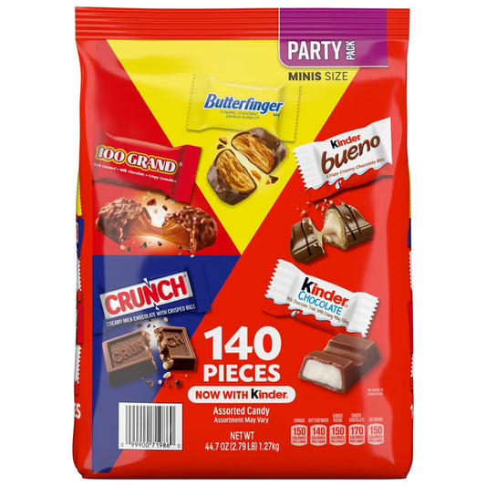 Ferrero Assorted Minis Chocolate Candy Variety Pack, 140pcs