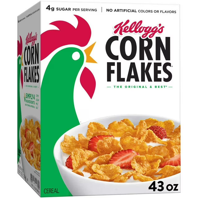 Kellogg's Corn Flakes 2 bags 1.22 kg