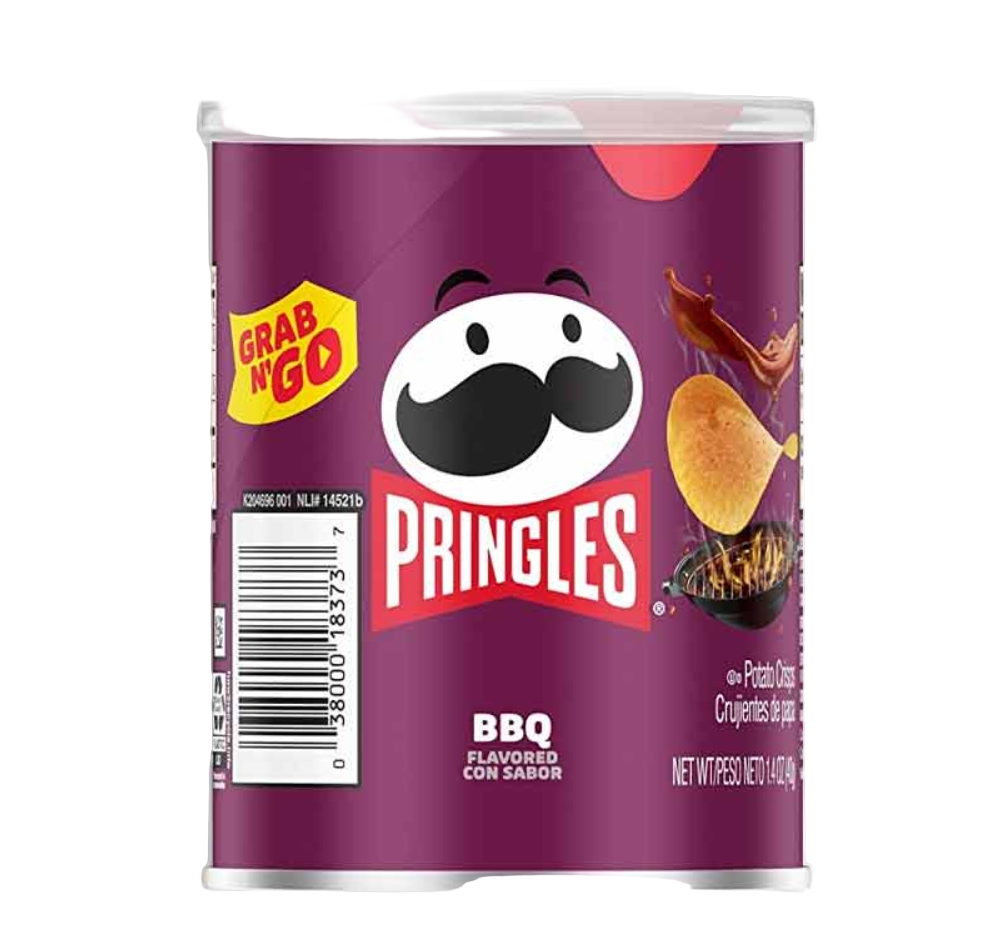 Pringles BBQ 1.4oz 12Ct