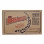 Cardboard boxes with 'Breaksta' branding in a warehouse setting