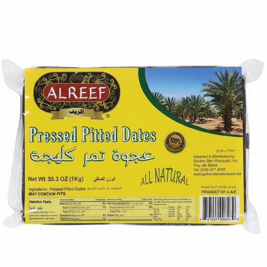 Alreef Pressed Pitted Paste Dates 1kg