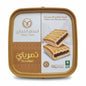 Packaged cookies with a visible brand logo on a white surface