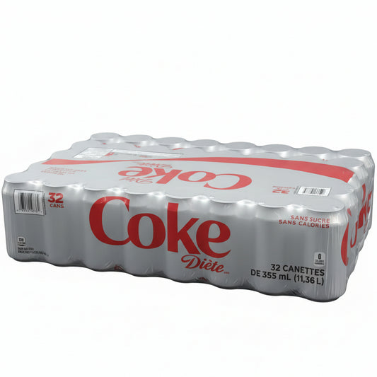 Diet Coke Soda Cans 12oz 32pk