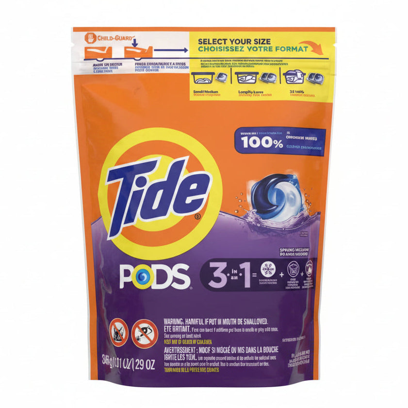 Tide Pods Spring Meadow Laundry Detergent 39PC (846gm)