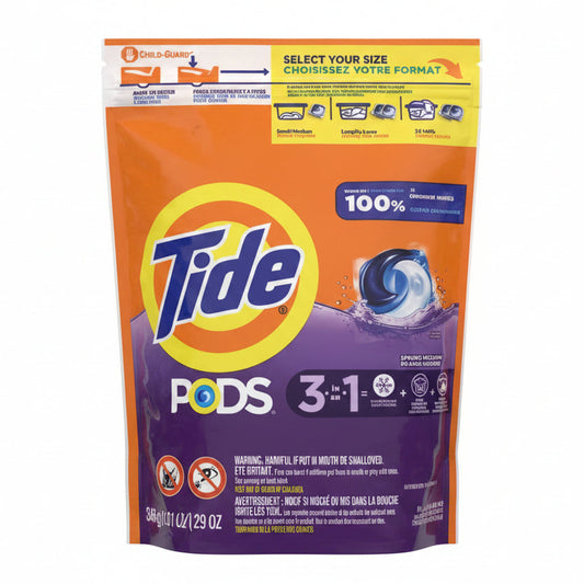 Tide Pods Spring Meadow Laundry Detergent 39PC (846gm)