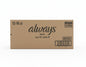 Always Maxi Overnight Pads with Wings, Size 4, 16Ct 12Pack