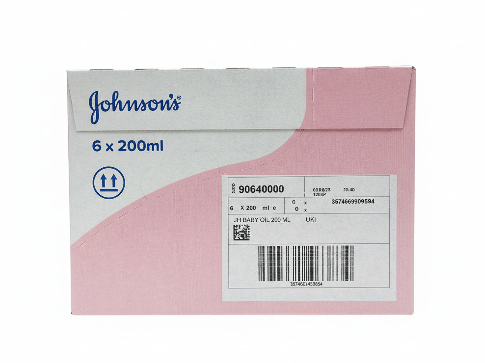 Johnson Baby Regular Oil 200ml  6Pack
