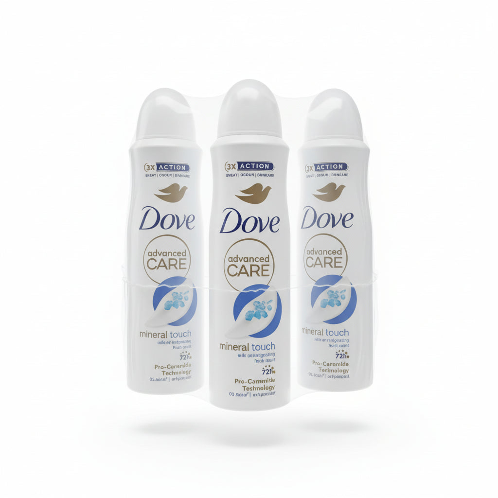 Dove deo Spray Mineral Touch 6Pack