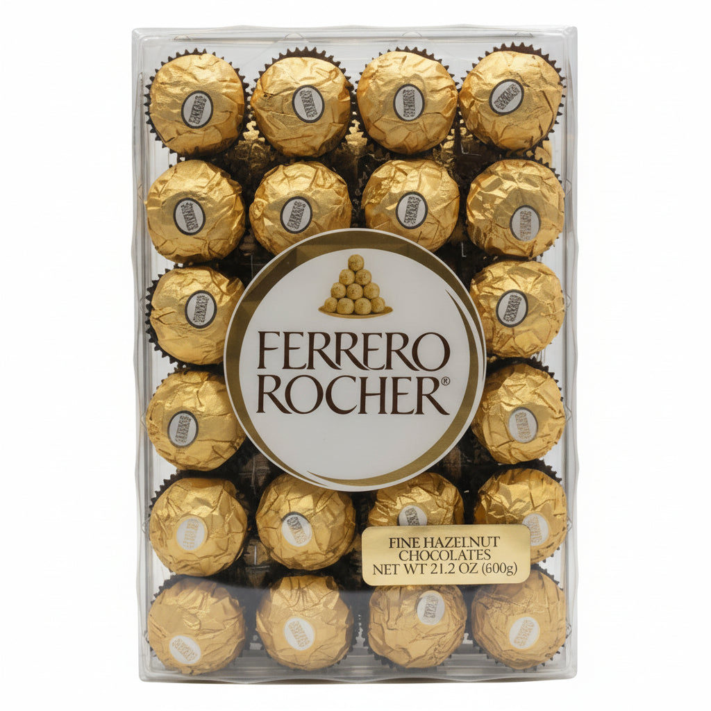 Ferrero Rocher Fine Hazelnut Chocolate B 48ct 21.2oz
