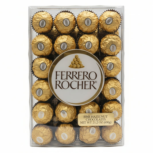 Ferrero Rocher Fine Hazelnut Chocolate B 48ct 21.2oz
