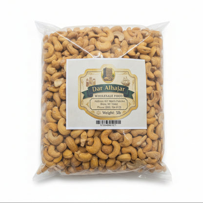 Dar Alhajar Cashew Whole Roasted Salted 3LB