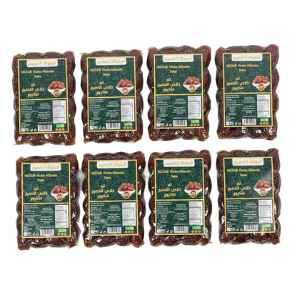 Eight packages of 'Makanan Khas Indonesia' on a white background