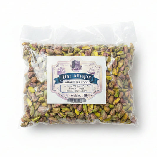 Dar Alhajar Green Pistachio California 80% Raw 1.5 lb