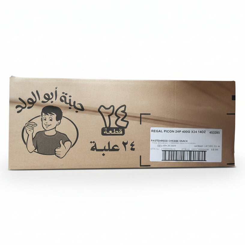 Abu Walad Pasteurized Cheese Snack MC 24x400gm