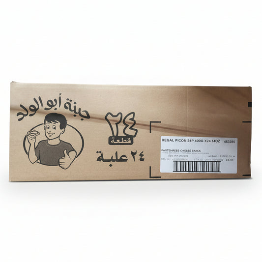 Abu Walad Pasteurized Cheese Snack MC 24x400gm