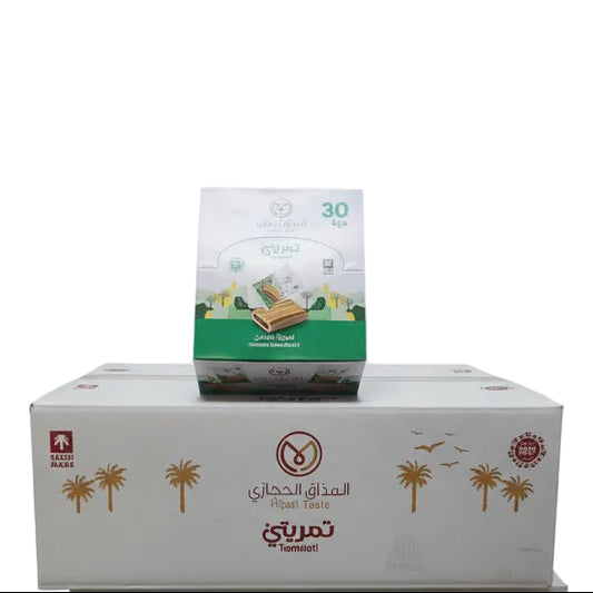 Product packaging with brand logo in a store setting