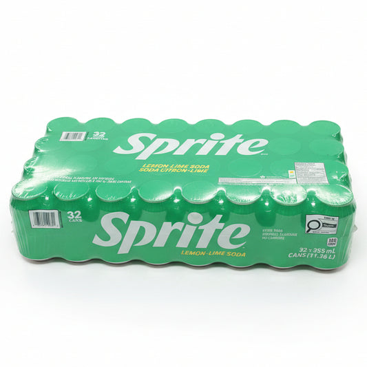 Sprite Lemon Lime Soda Cans 32 x 12oz