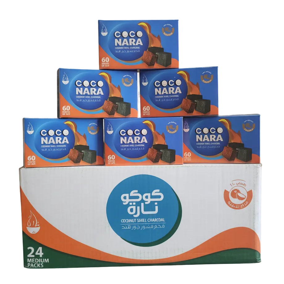 Coconara Coconut Shell Charcoal MC 24pk (60pcs)