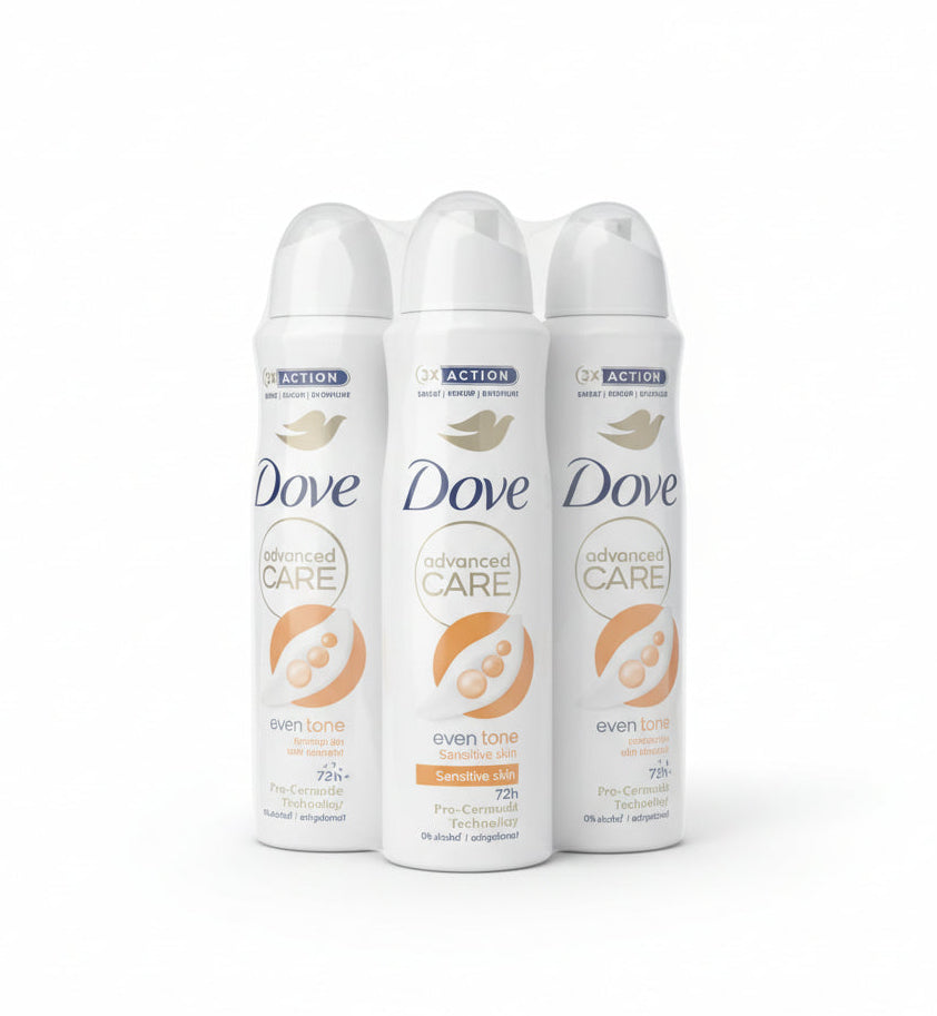 dove Deo Spray Even Sensitive 150ml 6Pack