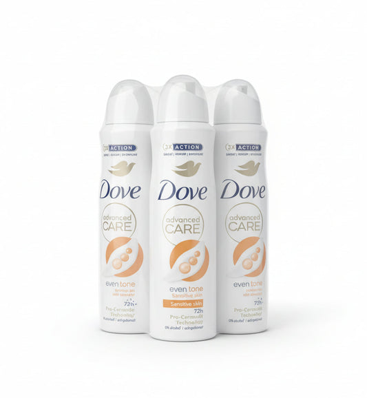 dove Deo Spray Even Sensitive 150ml 6Pack