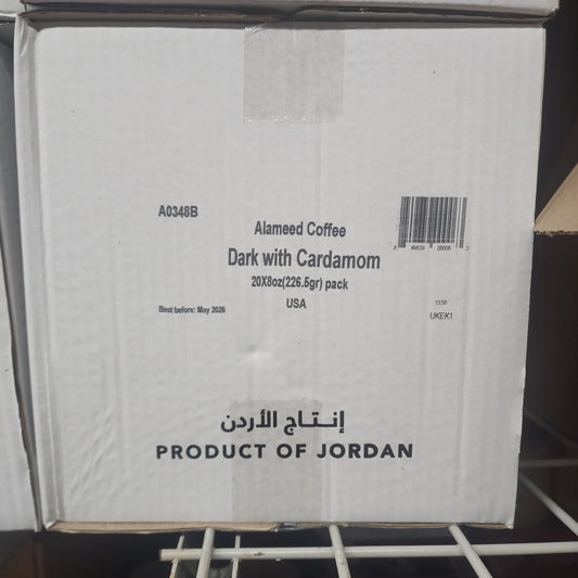 Alameed Coffee Dark with Cardamom 20x8oz