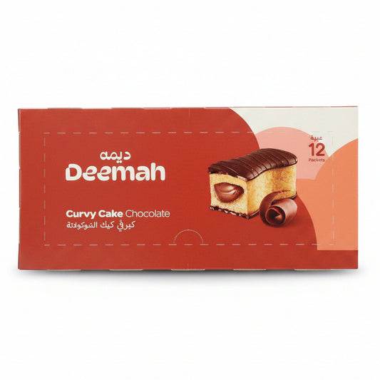 Deemah Curvy Cake Choco 12x40gm