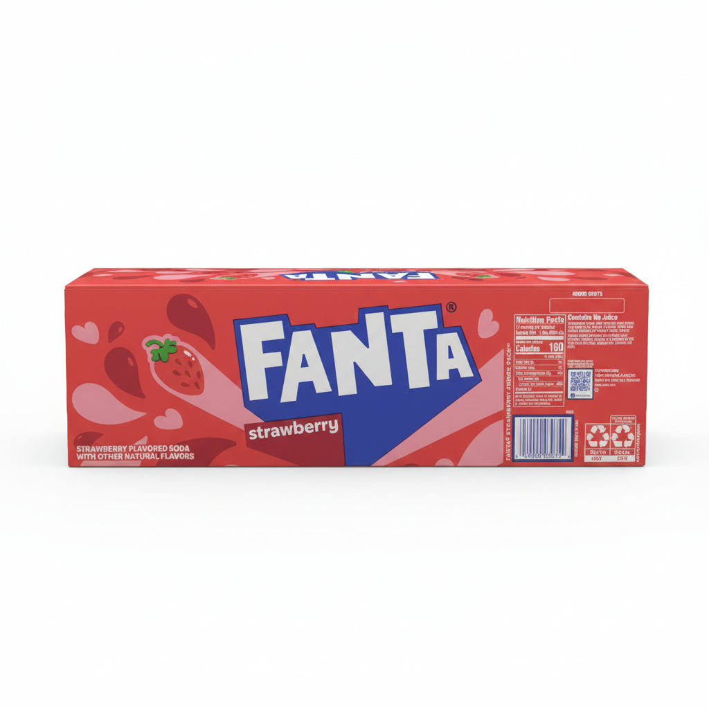 Fanta Strawberry 12oz 12 cans