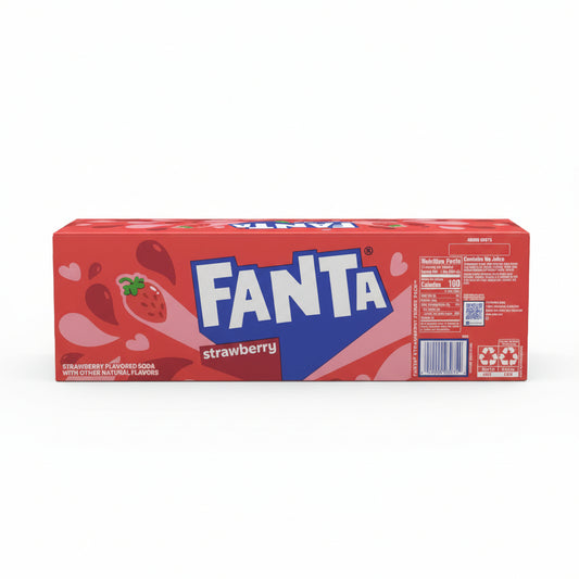 Fanta Strawberry 12oz 12 cans