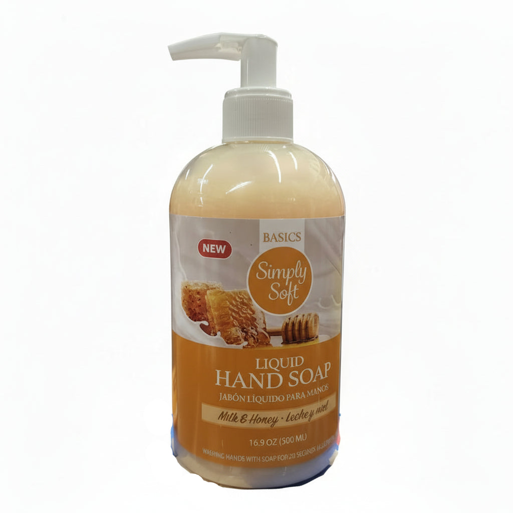 Simply Soft Hand Wash Milk and Honey 500ml