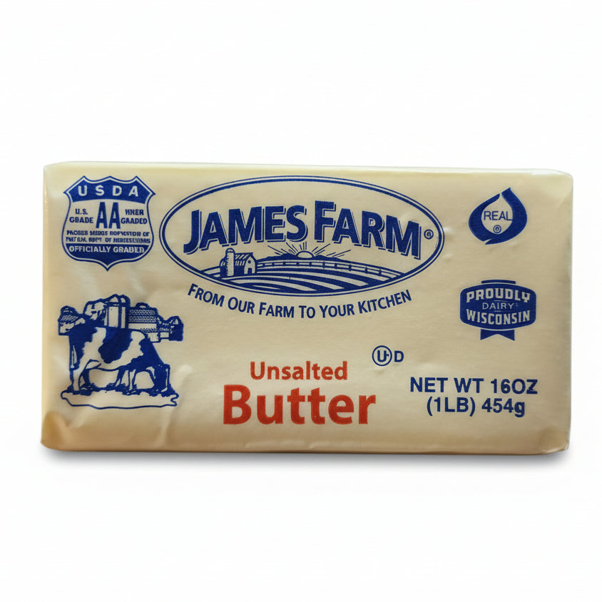 James Farm Unsalted Butter 1lb