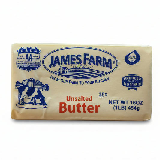 James Farm Unsalted Butter 1lb