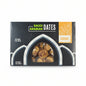 Box of Saudi Arabian dates on a laptop keyboard