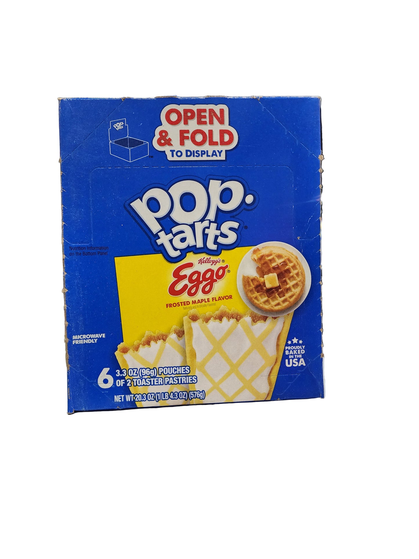 Pop Tarts Eggo Frosted Maple 6 x 3.3 OZ Pouches