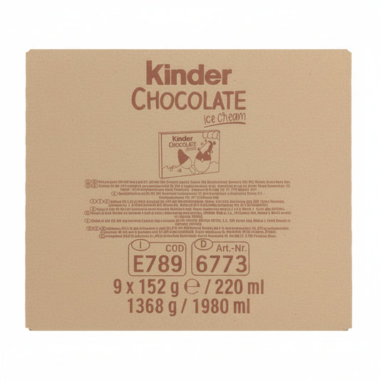 Kinder white & Chocolate Ice Cream MC 9x (4) 152g